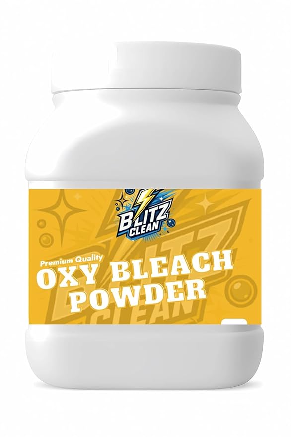 Oxy Bleach Powder for Clothes (1kg) – Oxygen-Based Stain Remover & Whitening Booster – Safe for Coloured & White Fabrics