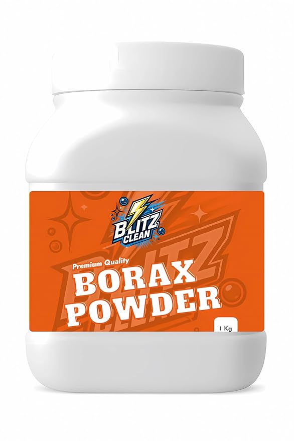 Borax Powder 1 Kg | Multi-Purpose Cleaning Powder, Laundry Booster, Stain Remover & Detergent Enhancer | Pure Borax for Home, Kitchen & Bathroom.
