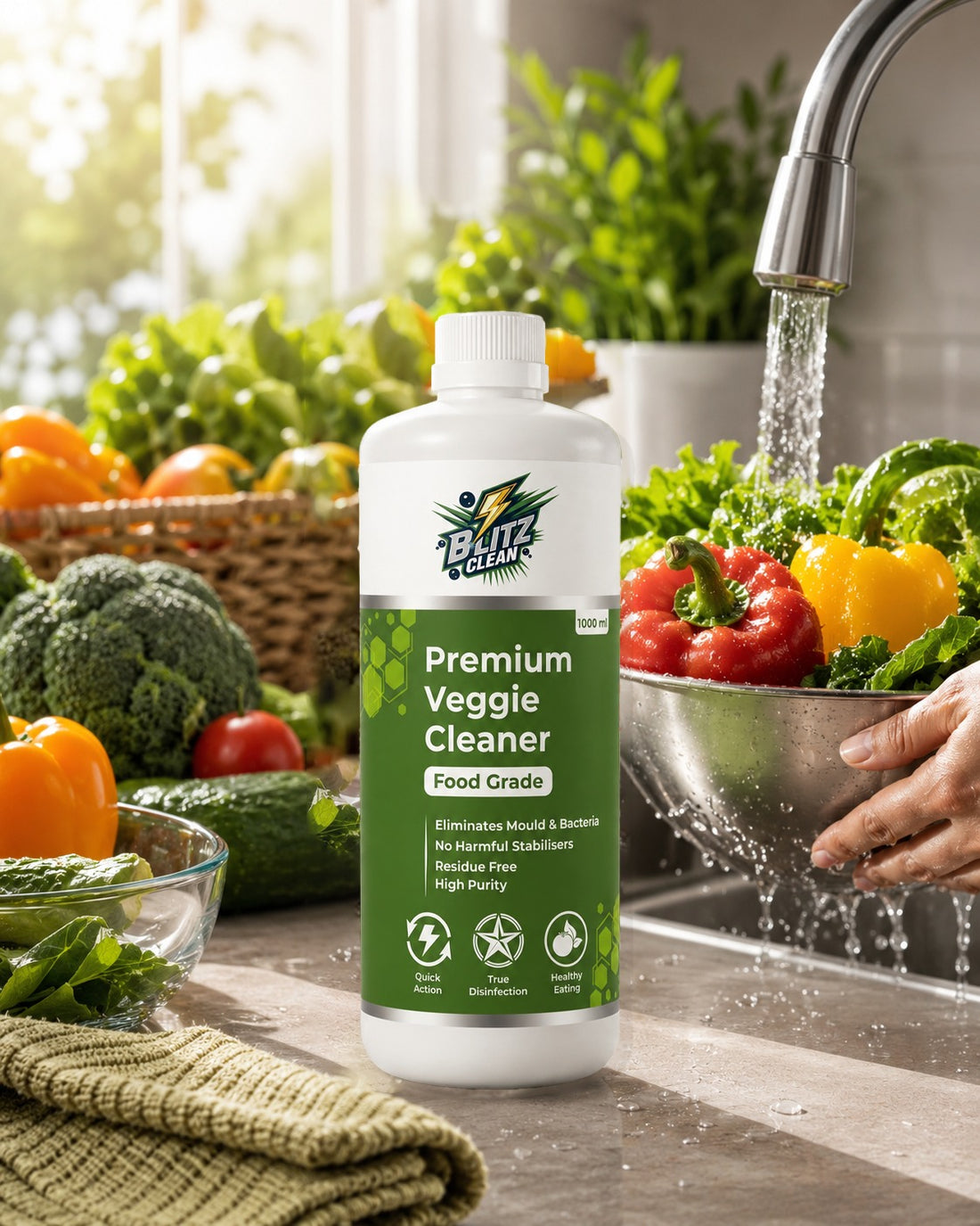 Veggie Cleaner Food Grade 500 ml | Residue-Free Fruit & Vegetable Wash